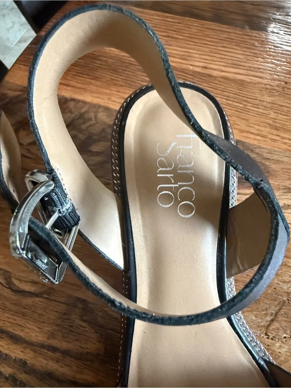 Franco Sarto Women's Block Heel Sandals with Ankle Strap